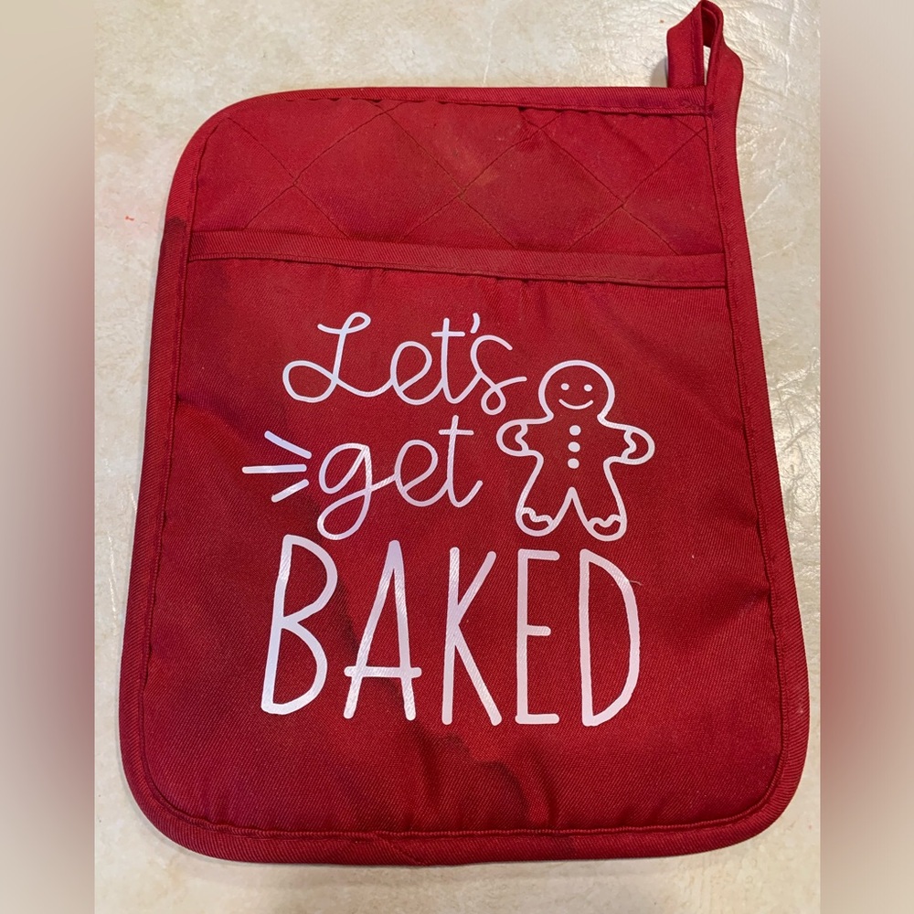 Gingerbread Man Pot Holder
